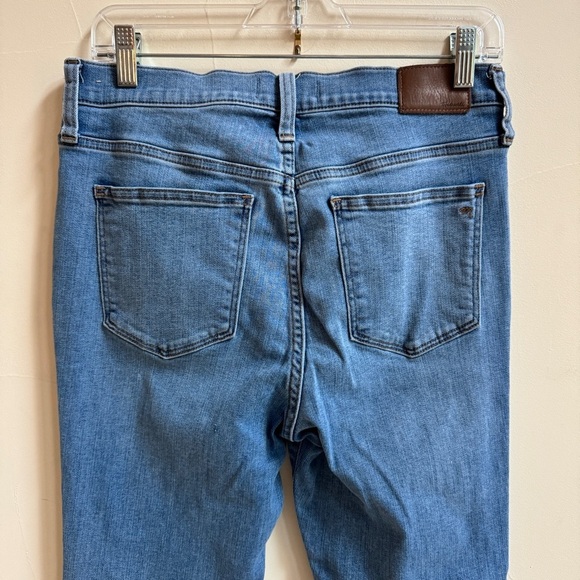 Madewell 10 Inch High Rise Roadtripper Skinny Slit Hem Womens Size 29 Blue - Picture 6 of 16